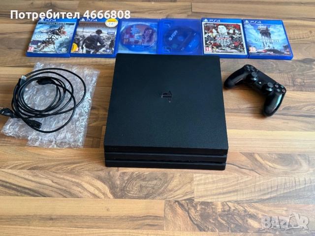 PlayStation 4 Pro 1TB с игри