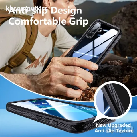 REDPEPPER за Samsung Galaxy A57 5G IP68 Водоустойчив Удароустойчив PC TPU Калъф с PET Скрийн Протект, снимка 5 - Калъфи, кейсове - 55611383