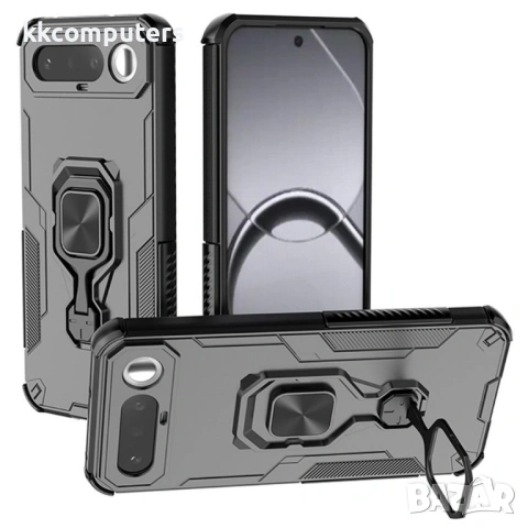 Калъф за Realme 16 5G с Въртящ се Пръстен - PC+TPU, 360° стойка, Магнитен, 5 цвята