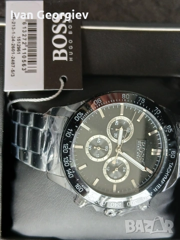 Нов часовник HUGO BOSS Icon Chronograph 1512961, снимка 4 - Мъжки - 54476919