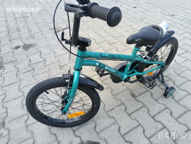 X Детски велосипед 18" PIXY зелен, снимка 9 - Велосипеди - 54395203