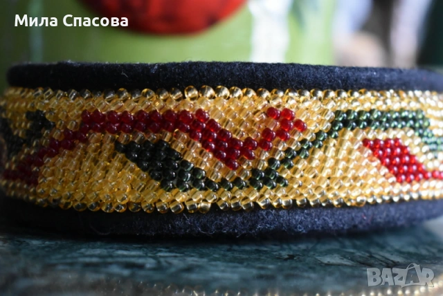 Мънистен колан за народна носия, снимка 7 - Колани - 54379380