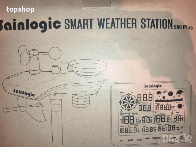 Професионална смарт метеорологична станция Sainlogic SA9 Plus (Wi-Fi, Bluetooth, 7-в-1 сензор)  , снимка 11 - Друга електроника - 55400560
