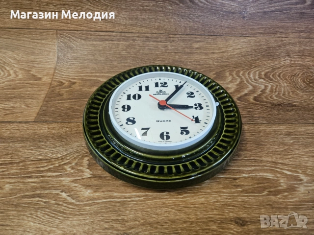 Стенен часовник Meister-Anker – Керамична класика, Made in Germany, снимка 2 - Стенни часовници - 54606470
