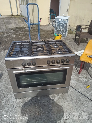 Професионална готварска печка Газ+ток