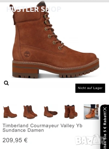 Дамски боти TIMBERLAND. Размер 40, снимка 3 - Дамски боти - 54644143
