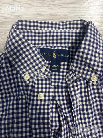 Оригинална детска риза Ralph Lauren – размер 7 години, снимка 3 - Детски ризи - 55065792