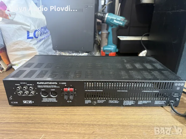 Стерео усилвател Grundig V4200, снимка 5 - Ресийвъри, усилватели, смесителни пултове - 55366030