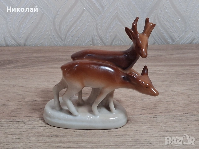 Стара Българска Порцеланова Фигура Сърни