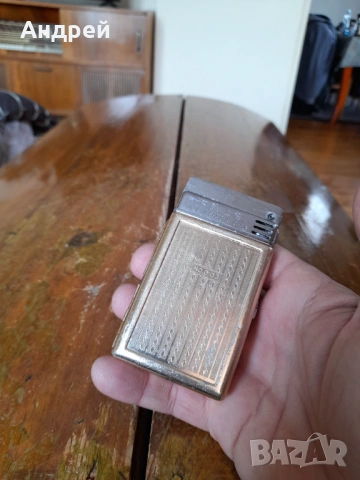 Стара табакера ,запалка Sunflower, снимка 2 - Други ценни предмети - 54044968