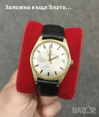 Позлатен мъжки часовник Omega - Genève - Automatic, снимка 3 - Мъжки - 55451980