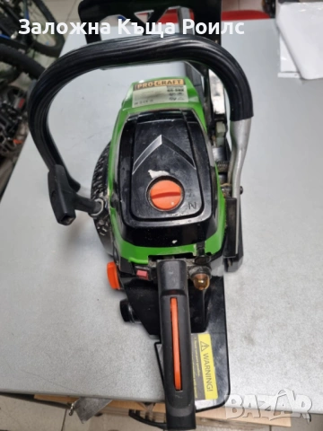 Бензинова резачка PROCRAFT GS-58X, 2.7 к.с., с 2 шини 35/40 см, снимка 3 - Други инструменти - 54559621