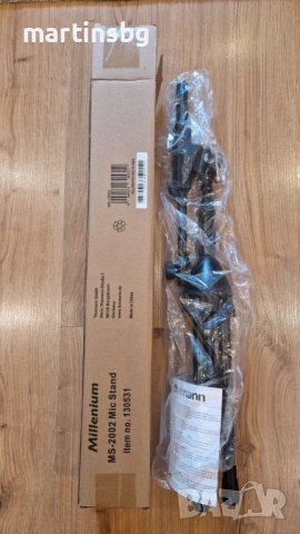 Стойка за микрофон Millenium MS 2002 Mic Stand, снимка 3 - Други - 54944792
