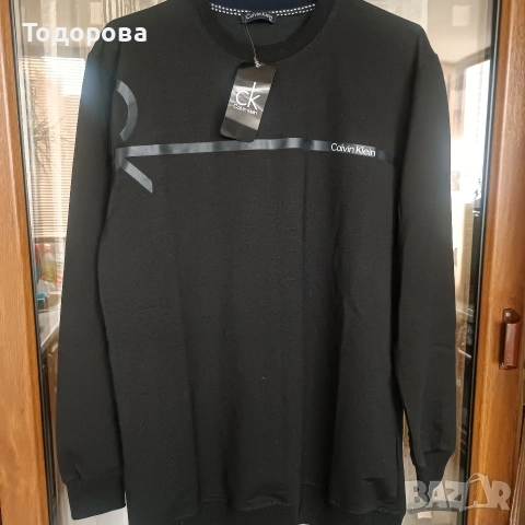 Това мъжка блуза Calvin Klein XL, снимка 4 - Блузи - 54493143