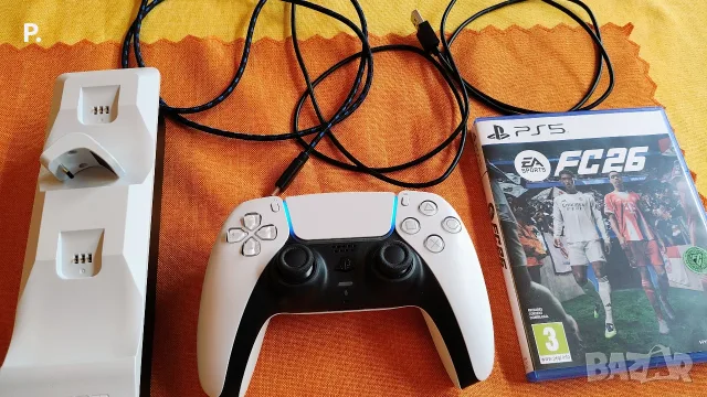 PS5 Disk Edition / Конзола Playstation 5 Disc Edition 825GB White CFI-1116A + FC26 + Докинг Станция, снимка 9 - PlayStation конзоли - 55428103