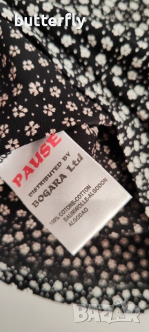 Нов памучен потник Pause Jeans (с етикет)-черен, снимка 5 - Потници - 54564951