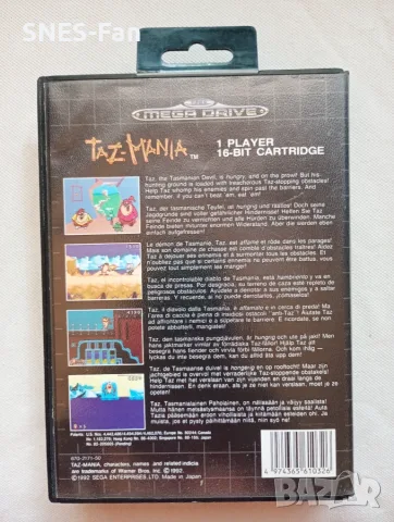 Taz-Mania - Sega Mega Drive, снимка 4 - Други игри и конзоли - 55598556