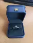 Годежен пръстен 14К бяло злато с GIA диамант 0.33 ct, снимка 2