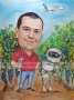 Рисувам ръчно КАРИКАТУРИ, ШАРЖ с пастели и моливи., снимка 6