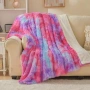Пухкаво одеяло 150x200см Rainbow Pink Purple, снимка 2