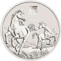 Сребро 1 oz монета "Годината на Коня" 2026, снимка 1