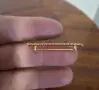 СТАР Аристократичен Джентълменски Аксесоар Дебело Позлатена мъжка игла / фиба за яка, снимка 5