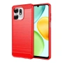 Карбонов TPU Калъф за Honor X6d 5G - Четкана текстура, 3 цвята, снимка 3