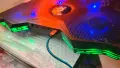 Охладителна подложка Klim Wind RGB за лаптопи до 17.3 инча черна rgb осветление с кутия като нова, снимка 12