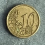 🇦🇹 Австрия 10 Евроцента, 2002 г. • Катедралата Свети Стефан, снимка 2