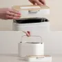 Мини кош за органични отпадъци за кухня KAZAI Elin, дизайнерски кош за биоотпадъци 4.5 л, снимка 5