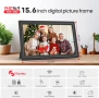 Огромна 15.6" Дигитална Wi-Fi Рамка Frameo BIGASUO – 64GB, Full HD, Смарт приложение Frameo , снимка 5