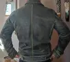 Винтидж Мъжко кожено яке Cafe Racer LLD M/L, снимка 7