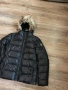 Оригинална дамска зимна пухена парка Moncler Black down Parka , 2/S размер, снимка 2