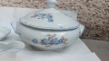 сип,изида,порцеланов сервиз,синя роза, снимка 5