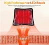 Безжичен LED Инфрачервен Масажор Червена Светлина Дълбоко Облекчаване Тяло Гръб Колене Стави Мускули, снимка 7