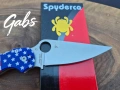 Сгъваем нож Spyderco C81ALL Paramilitary 2 ,с графика на американското знаме, снимка 8