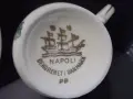 № 8716 Стар троен порцеланов сет NAPOLI DEKORERET I DANMARK – чашка с две чинийки , снимка 3
