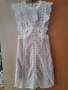 Лятна бяла дантелена рокля р-р L, снимка 1