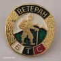Стара значка Ветеран БТС. , снимка 1