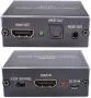 HDMI аудио екстрактор 4K HDMI към HDMI + Optical SPDIF + 3.5 мм AUX, снимка 1