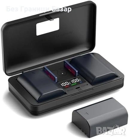 Ново Многофункционално зарядно D-LI90 с 2 батерии за Pentax K5 K7 фотоапарат