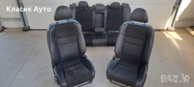 Полукожен салон Honda accord 2008г