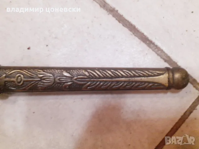 Стар кортик,кинжал,нож Наполеон,с лика и монограма на императора, снимка 5 - Колекции - 55455715
