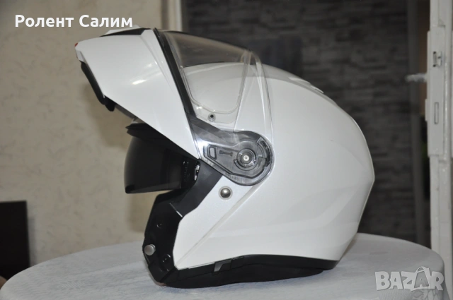 Мото каска HJC i90 (Modular) – Бял Гланц – Размер XL, снимка 2 - Аксесоари и консумативи - 54365511
