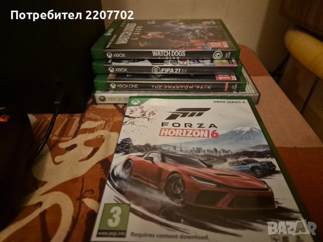 Xbox Series X+Forza horizon 6 , снимка 2 - Xbox конзоли - 55081631