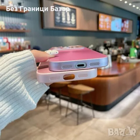 Нов Магнитен калъф за iPhone 17 Pro MagSafe с протектор за камера розов Айфон кейс, снимка 3 - Калъфи, кейсове - 55421523