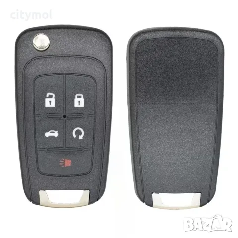 Кутийка за ключ с 5 бутона за OPEL/Vauxhall/Chevrolet, острие HU100, снимка 2 - Аксесоари и консумативи - 55588678