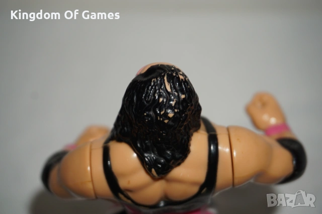 Рядка Оригинална Колекционерска Фигура На Bret Hart от 1991г Titan Sports INC FOR HASBRO INC, снимка 8 - Колекции - 54276192