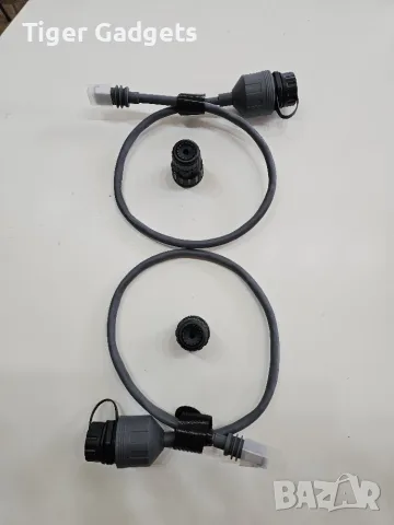 Комплект адаптери EDUP EP-SK0085 за Starlink Gen 3 (V3), RJ45 Ethernet, 2 броя, снимка 5 - Кабели и адаптери - 55393588