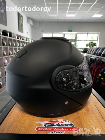Oтваряема мото Каска SHOEI Neotec Flat Black,очила,размер L,като нова 293.18 лв. / 149.90 €, снимка 3 - Аксесоари и консумативи - 54974675